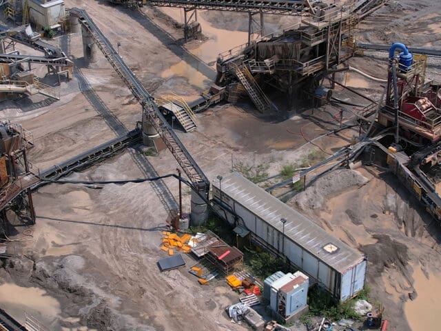 Industrial Mining Field