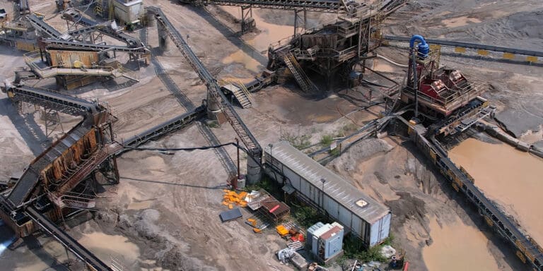 Industrial Mining Field